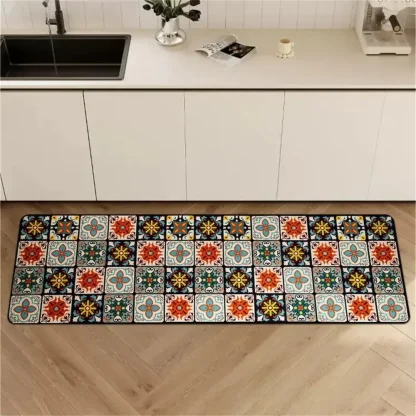 Floral Rugs with Artistic Print - Image 2