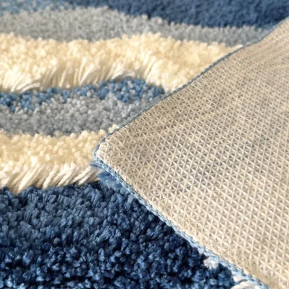 Aesthetic Rug with Creative Sea Wave Design - Image 3