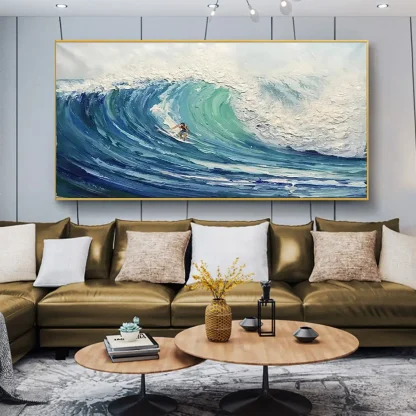 The Rising Sun Decorative Wall Painting - Image 9
