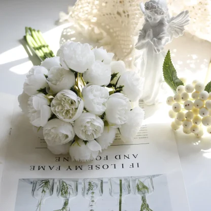 Artificial Flowers Bouquet for Wedding Decor - Image 6