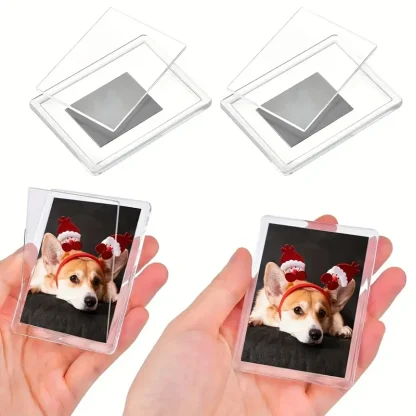 Mini Clear Photo Frame with Magnet - Image 5