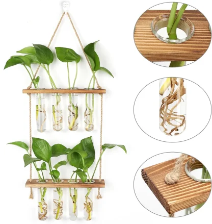 Wall Hanging Flower Vases with Clear Design - Image 8