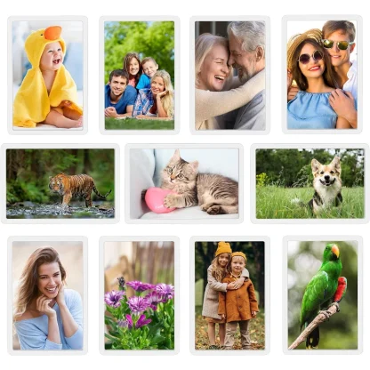 Mini Clear Photo Frame with Magnet - Image 3