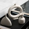 Rustic Flower Vase with Decorative Shape - Image 9