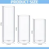 Clear Cylinder Flower Vases Decoration - Image 5