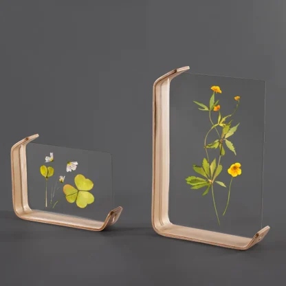Wooden Photo Frame with Asymmetrical Design - Image 6