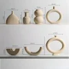 Rustic Flower Vase with Decorative Shape - Image 12