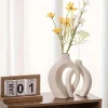 Modern Flower Vase with Hollow Design - Image 7