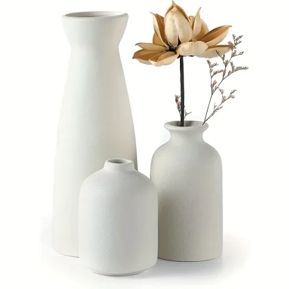 3 Pieces Vases for Rustic Home Decor - Image 2