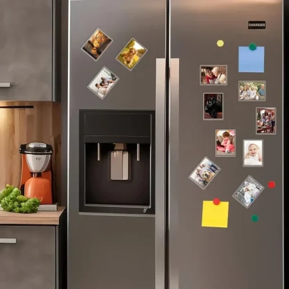 Mini Clear Photo Frame with Magnet - Image 2